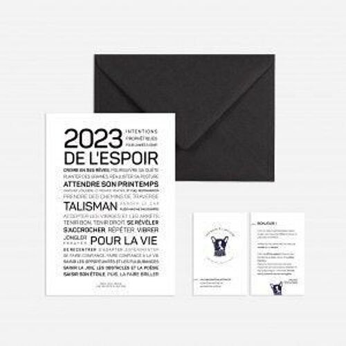 Affiche 2023, de l'espoir format mini