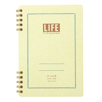 Life Cinnamon Notebook, Graph, B6