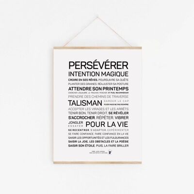 Poster Persevere - A4