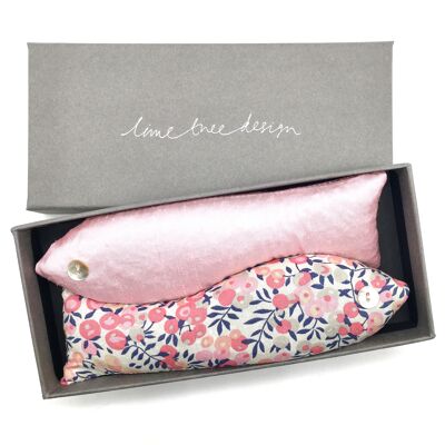 Ballet Shoes Box of 2 Lavender Fish Made with Liberty Fabric
