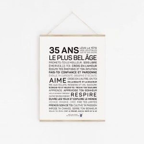 Affiche 35 ans - A3