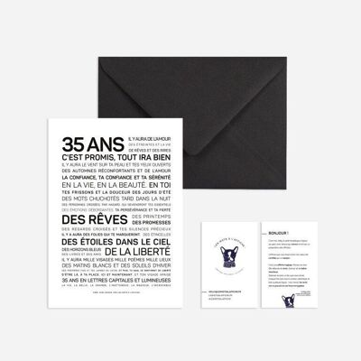 Affiche 35 ans format mini