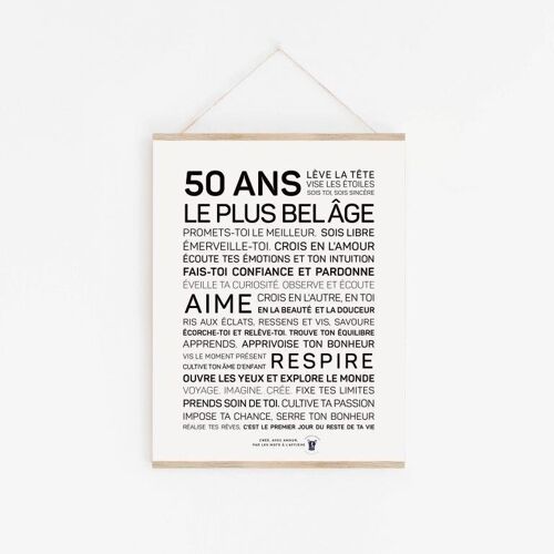 Affiche 50 ans - A2