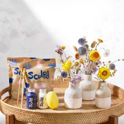 Sculpd x Bloom & Wild Dry Flower Vase DIY Craft Kit