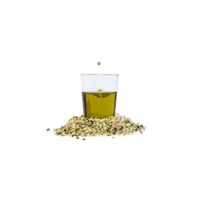 Organic hemp oil premium, 5 l canister - intensively nutty aroma: from roasted hemp seeds