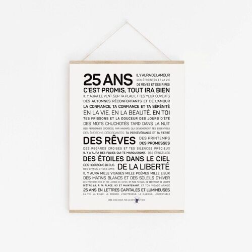 Affiche 25 ans - A2