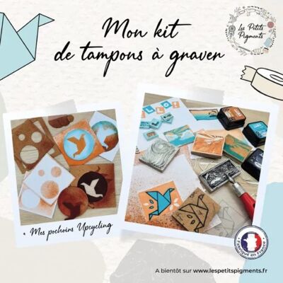 Kit per la creazione di timbri a inchiostro personalizzati