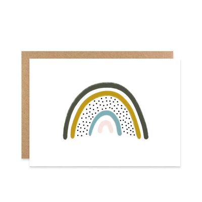 Rainbow postcard