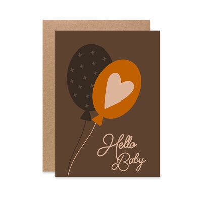 hello baby birth card