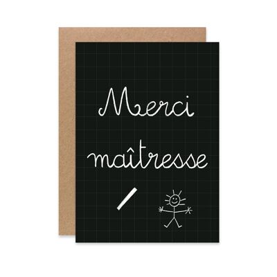 Thank you card Mistress