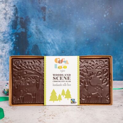 Tablette Scène Boisée Chocolat Noir - 6 x 350g