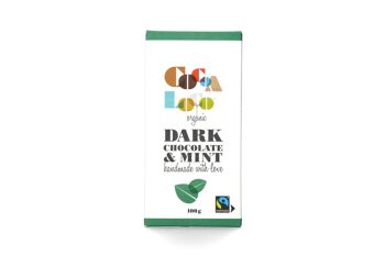 Tablette Chocolat Noir & Menthe - 12 x 100g 2