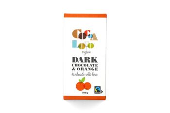 Tablette Chocolat Noir & Orange - 12 x 100g 2