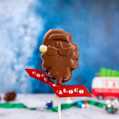 Milk Chocolate Santa Lolly - 24 x 40g