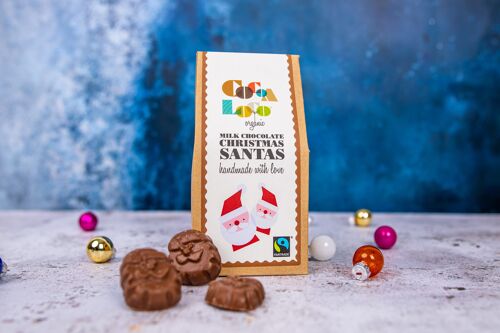 Milk Chocolate Santas - 6 x 100g
