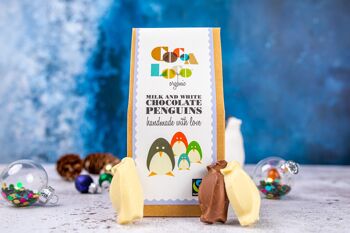 Pingouins Chocolat Lait/Blanc - 6 x 100g 1