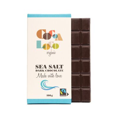 Barretta di sale marino e cioccolato fondente - 12 x 100 g