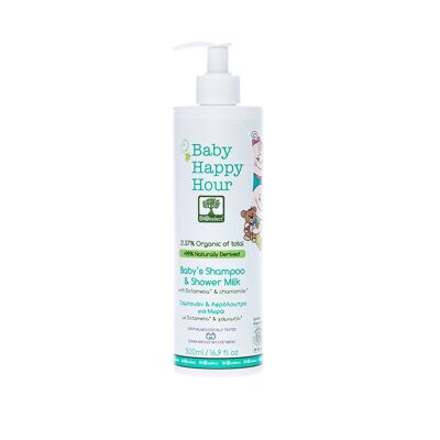 Babyduschmilch und Shampoo