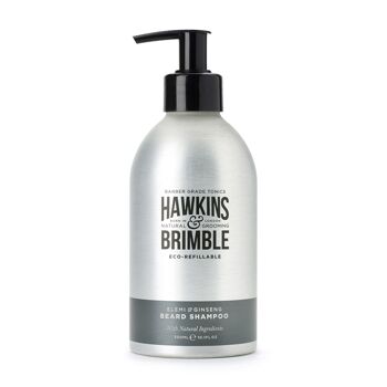 Hawkins & Brimble Shampooing à barbe éco-rechargeable (300 ml) 5