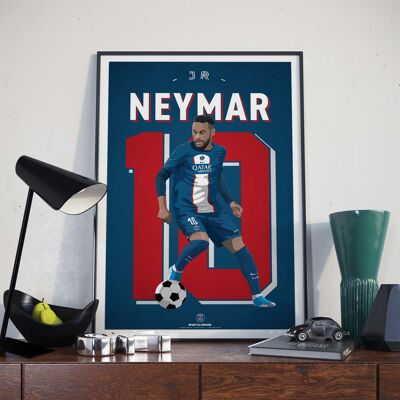 FOOT | PSG Neymar Jr - 30 x 40 cm