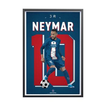 FOOT | PSG Neymar Jr - 40 x 60 cm 3