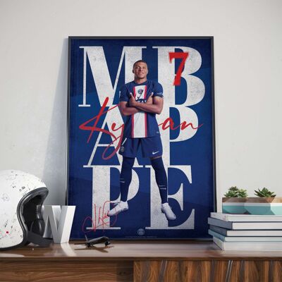 FOOTBALL | PSG Street Kylian Mbappé - 40 x 60 cm