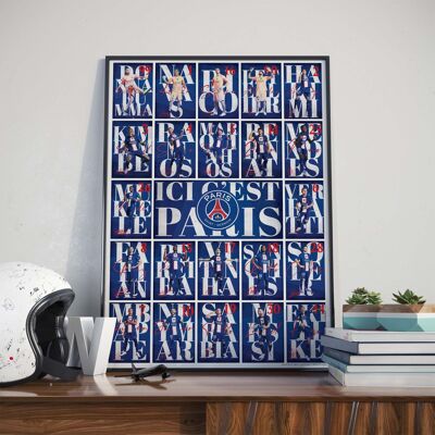 FOOTBALL | PSG Street Squad - 40 x 60 cm