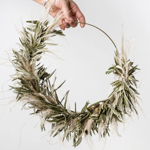 dried Olive wreath TOSKANA