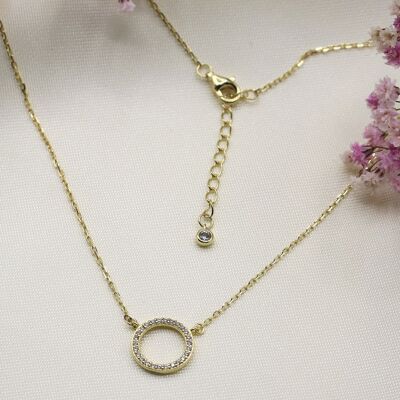 Necklace Marina 925 silver gold plated