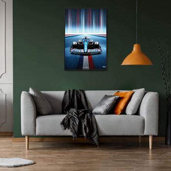 FORMULE 1 l BWT Alpine F1 Team 2022 l France Edition Limitée - 40 x 60 cm 2