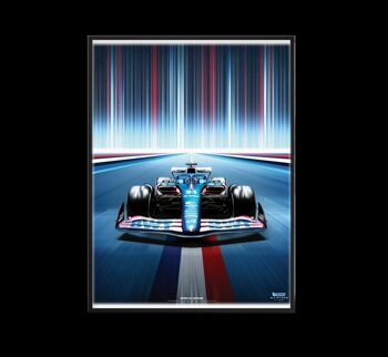 FORMULE 1 l BWT Alpine F1 Team 2022 l France Edition Limitée - 40 x 60 cm 4