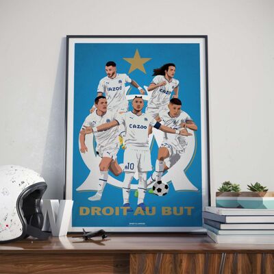 FOOTBALL | OM The Olympians - 40 x 60 cm