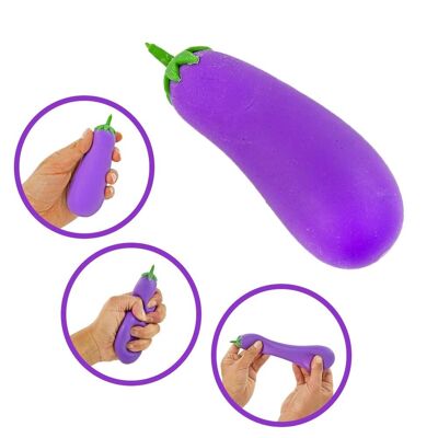 Eggplant Squishy Fidget Toy
