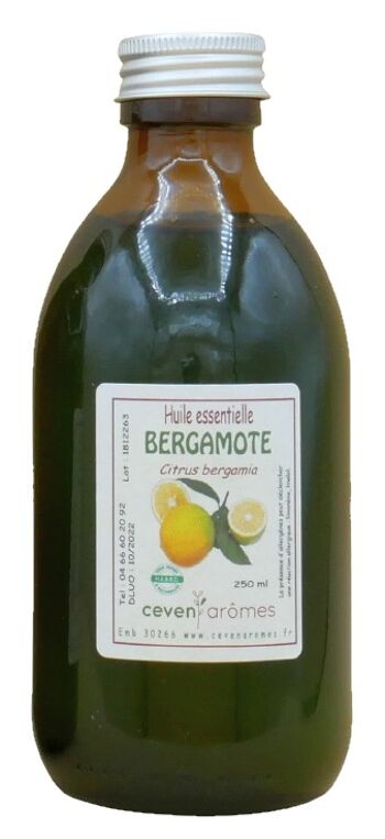 250 ml Huile essentielle de Bergamote