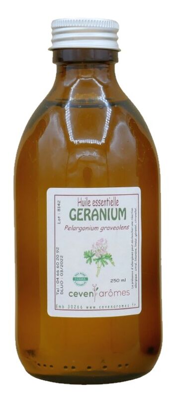 250 ml Hule essentielle de Géranium