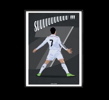 FOOT l CR7 Suuuuuuuu - 30 x 40 cm 3