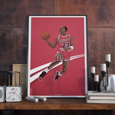 PALLACANESTRO l Michael His Airness - 30 x 40 cm