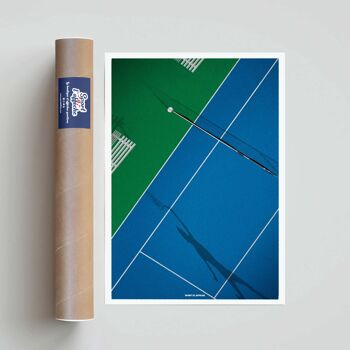 TENNIS | Illustration Court - 30 x 40 cm 2