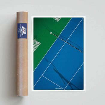 TENNIS | Illustration Court - 40 x 60 cm 2