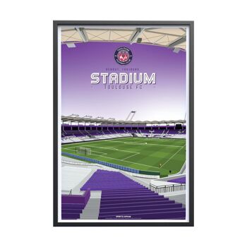 FOOT | TOULOUSE FC Stadium - 40 x 60 cm 3