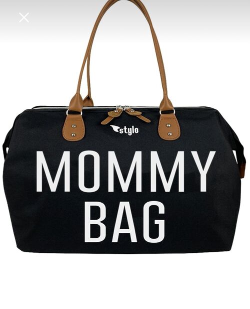 Mommy Bag Zwart Groot