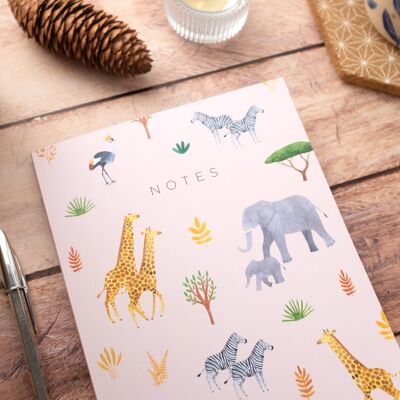 Notebook for work, A5 journal, cute animal notebook, travel journal, travel notebook, notebook A5, layflat notebook, notebook journal