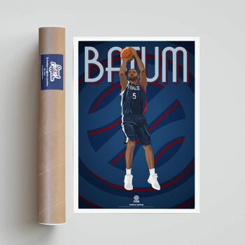 BASKET | Team France Basket | Nicolas Batum - 40 x 60 cm 2