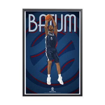 BASKET | Team France Basket | Nicolas Batum - 40 x 60 cm 3