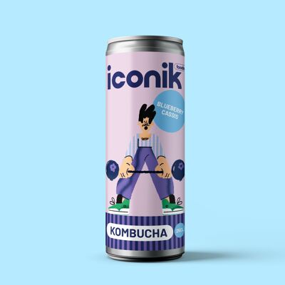 ICONIK Foods Kombucha - Blueberry Cassis