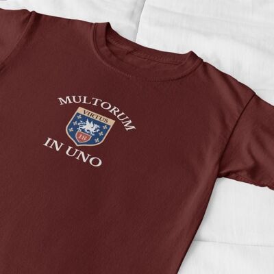 T-shirt Insigne Multorum Virtus In Uno 6 coloris
