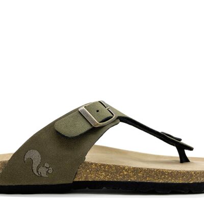 thies 1856 ® Eco Bio Thong Sandal vegan khaki (W/M/X)