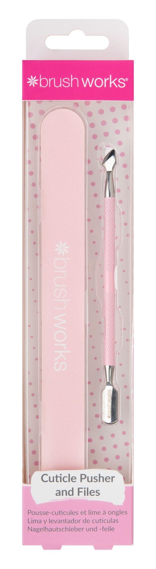 Brushworks Cuticle Pusher and Files