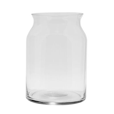 transparente dekorative Vase