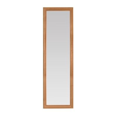 WALL MIRROR BROWN WOOD 45X2X150